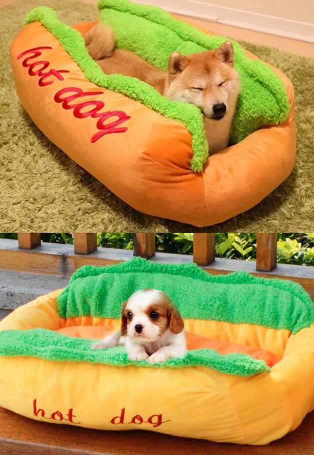 Hot Dog Dog Bed - Slash Pets