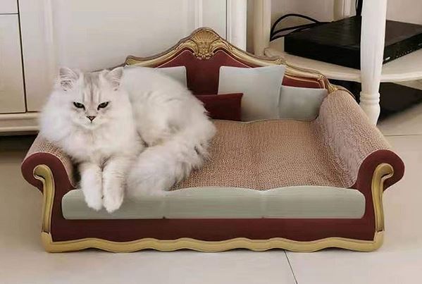 sofa shaped scratching bed