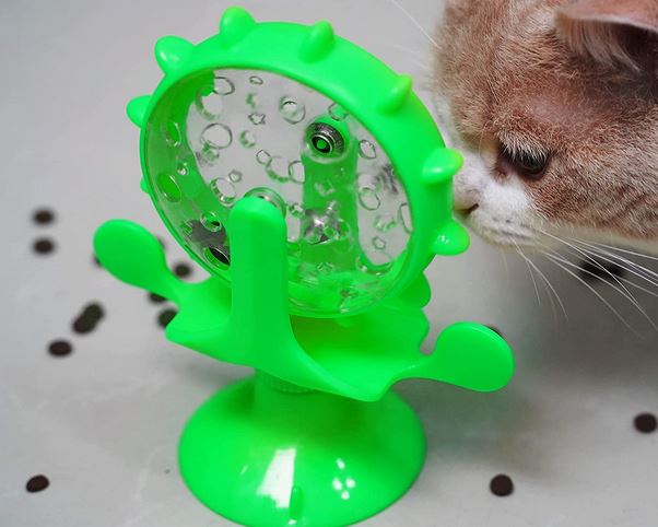 cat puzzle feeder
